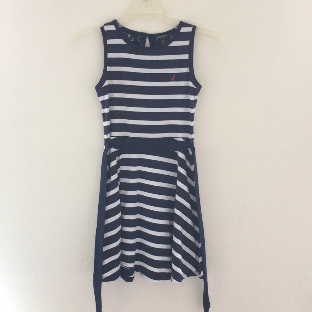 Navy Striped Nautica Dress
